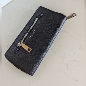 Marc Jacobs black Gotham wallet-approx. 5”x9.5”-Retail $175
